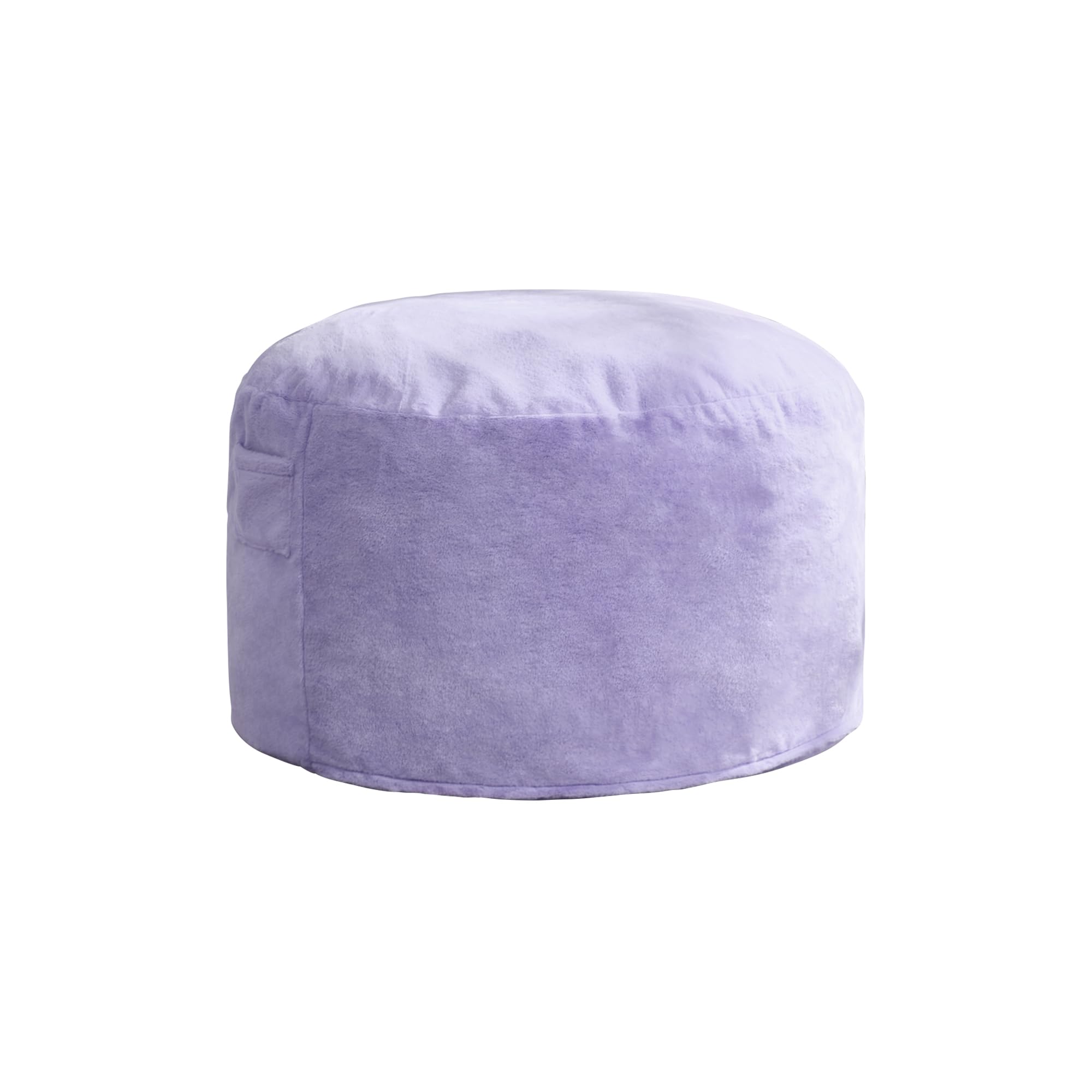 Alt View 5. JETRANSPORT - Bean Bag Chairs 2.5ft Chair With Memory Foam Filled & Plush Faux Cover Small For Playroom Living Room - Purple 4FT 44” x 44” x 24”.