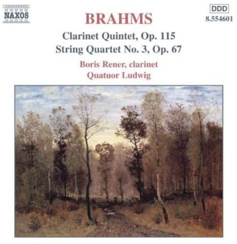 J. Brahms - Clarinet Quintet / String Quartet   - COMPACT DISCS [CD] price history on PriceWatchPro