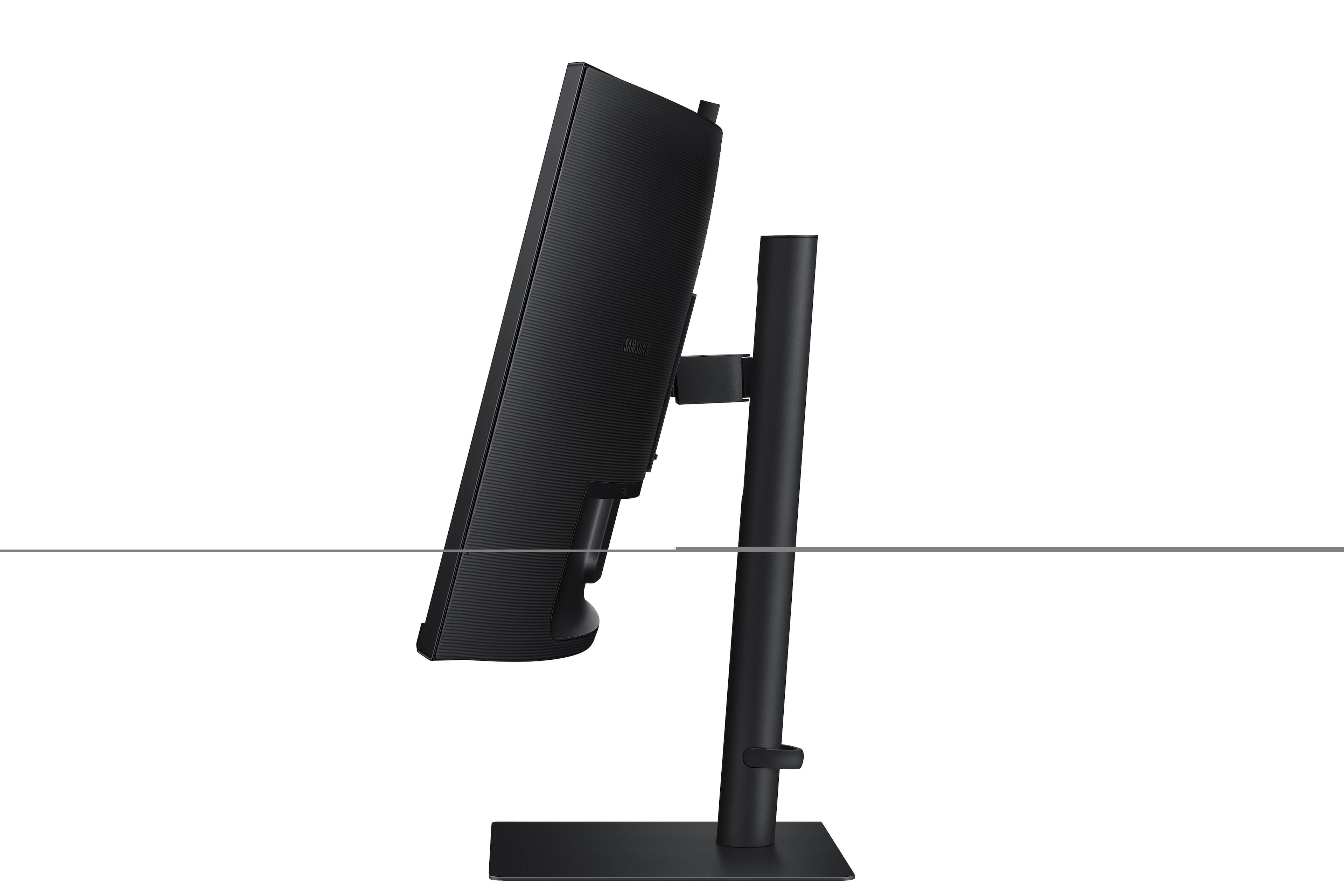 Alt View 22. Samsung - ViewFinity S65VC 34" Ultra-WQHD 100Hz AMD FreeSync HDR10 Curved Monitor with Built -in Speakers and Built-in Camera - Black.