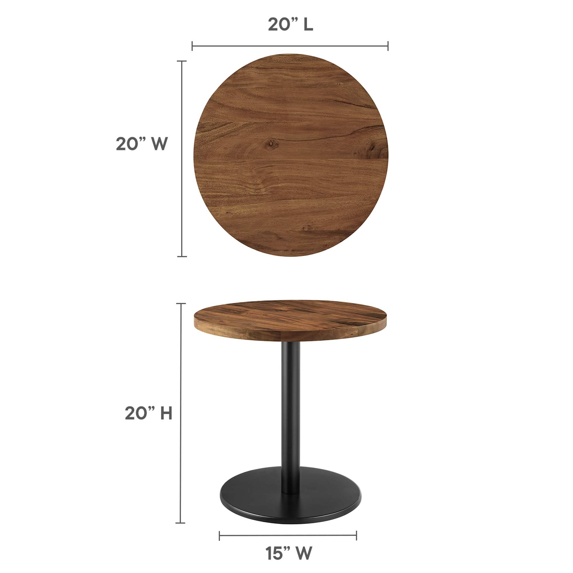 20" L  
20" W  
20" H  
15" W