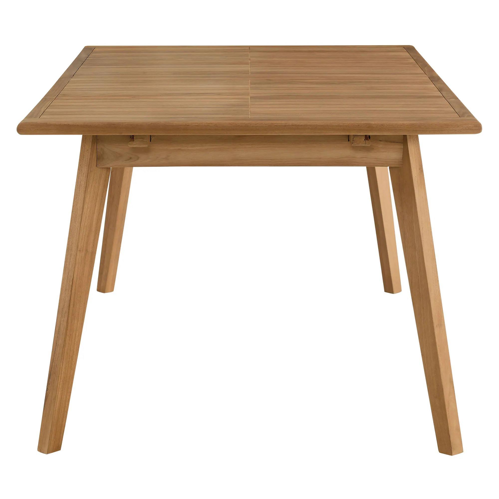 Alt View 5. Modway - Vienna Outdoor Patio Teak Wood Extendable Dining Table by Modway - Natural.