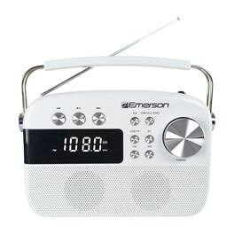 Emerson - Portable Bluetooth® Retro Radio with Built-in Rechargeable Battery