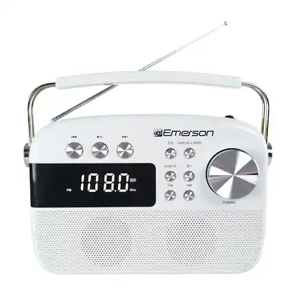 144 +I " Emerson EQ ONE/ALL/RND FM T.AR 18 8.08 MHz USB/TF FM BT AM TUNING