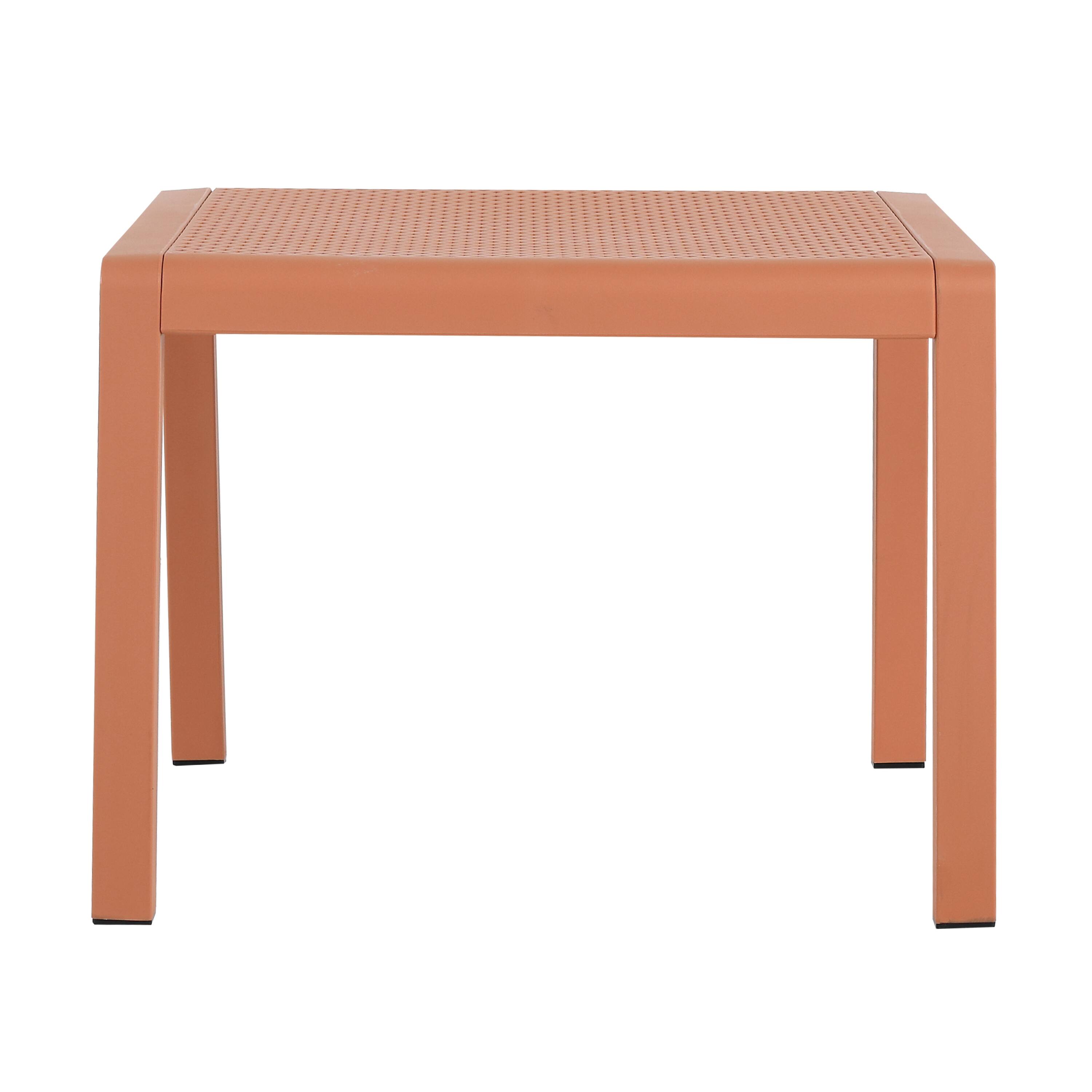 Alt View 2. Mondawe - 3-Piece Outdoor Accent Chair Set with Coffee Table - Apricot Brown.