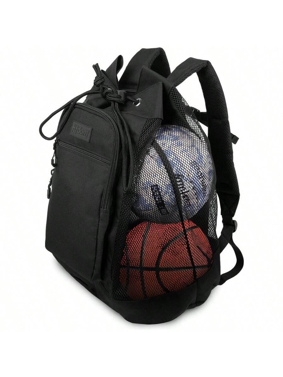 Live At Space Heavy Duty Small Mesh Equipment Ball Bag Adjustable