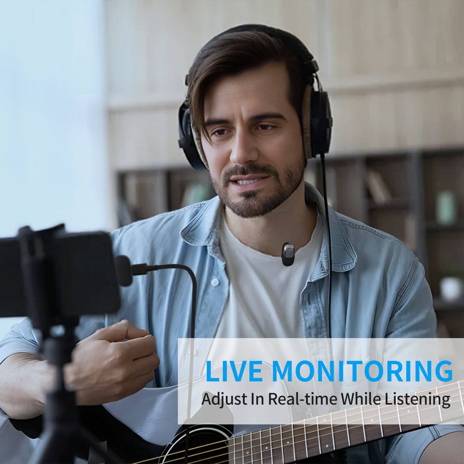 LIVE MONITORING  
Adjust In Real-time While Listening