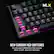 The image features a close-up of a keyboard with a new set of Corsair Red switches. These switches are pre-lubricated and provide smooth, responsive keystrokes. The keyboard is designed with a black and purple color scheme, and the switches are illuminated with red light. The image also includes a logo for the brand MLX, which is associated with the new Corsair Red switches.