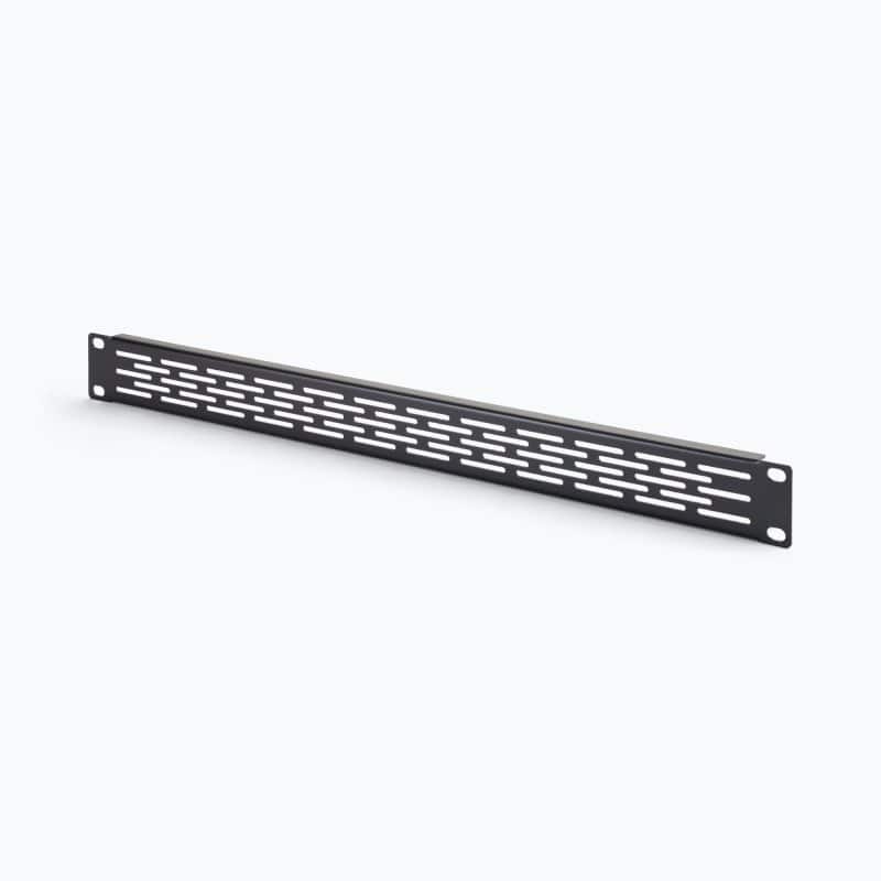 On Stage Stands - On-Stage Vented Rack Panel, 1U (RPV1000) - Black