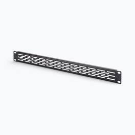 On Stage Stands - On-Stage Vented Rack Panel, 1U (RPV1000) - Black