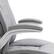 Alt View 9. Vinsetto - High Back 360° Swivel Ergonomic Home Office Chair with Flip Up Arms, Faux Leather Computer Desk Rocking Chair - Grey.