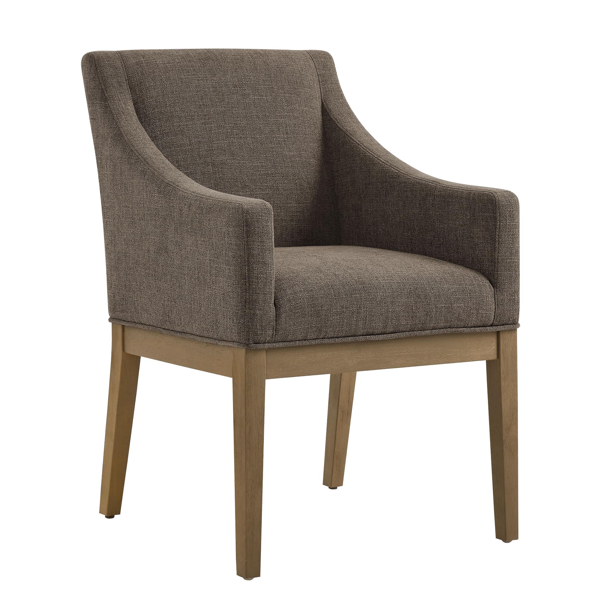 Alton Fabric Upholstered Dining Armchair by Modway - Mocha Natural - Thumbnail 5