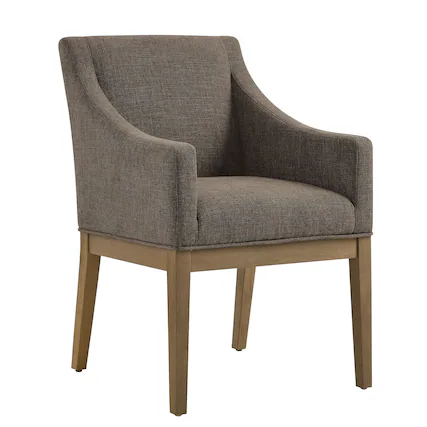 Front. Modway - Alton Fabric Upholstered Dining Armchair by Modway - Mocha Natural.