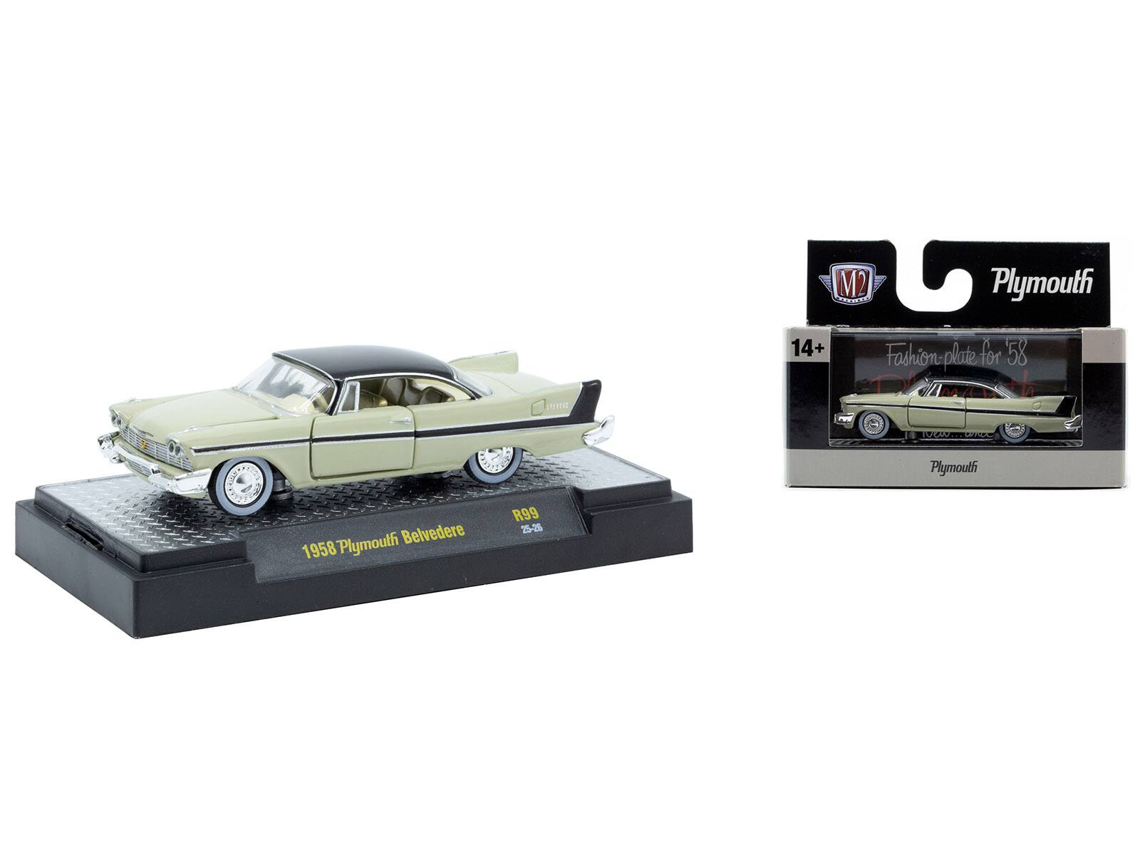 M2 r Plymouth 1111 14+ - Fashion plate for '58 in  
R Plymouth Plymouth Belvedere 1958 R99 25 25-25