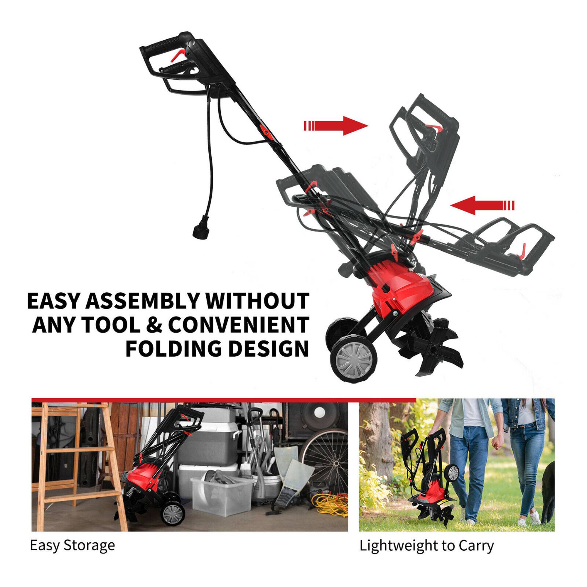 EASY ASSEMBLY WITHOUT ANY TOOL & CONVENIENT FOLDING DESIGN

Easy Storage

Lightweight to Carry