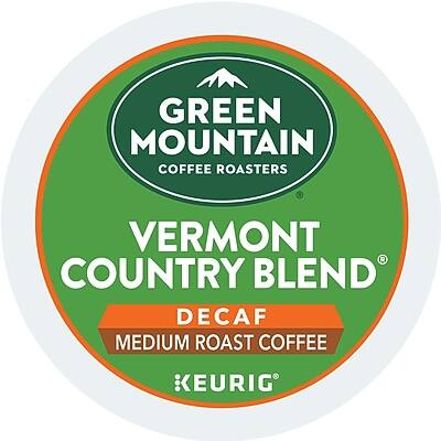 GREEN MOUNTAIN COFFEE ROASTERS  
VERMONT COUNTRY BLEND  
DECAF  
MEDIUM ROAST COFFEE  
KEURIG