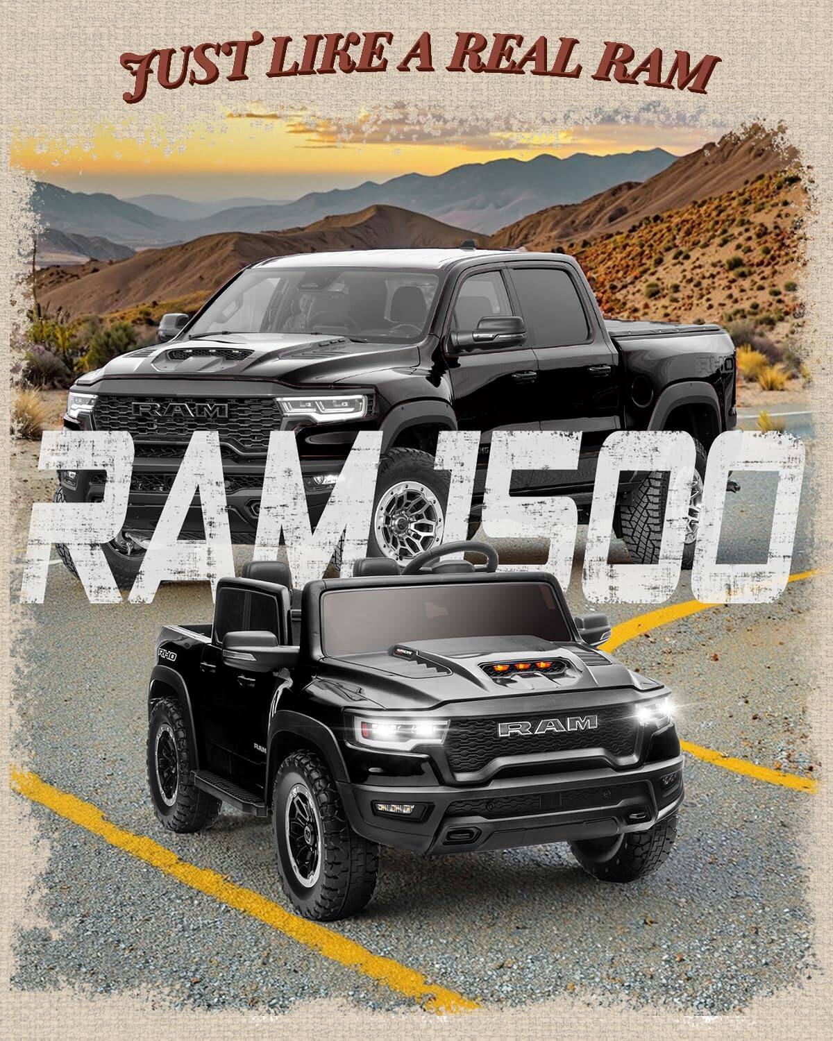 JUST LIKE A REAL RAM

RAM 1500