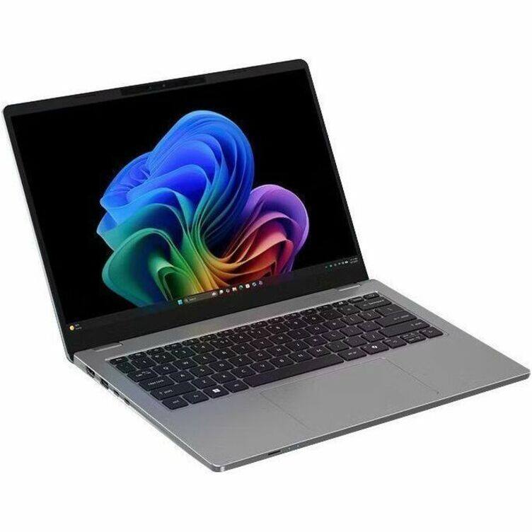Alt View 7. Acer - Acer TravelMate P2 14 AI TMP214-57 TMP214-57-53WY 14" Clamshell Copilot+ PC Notebook - WUXGA - 120 Hz - Intel Core Ultra - Silver.