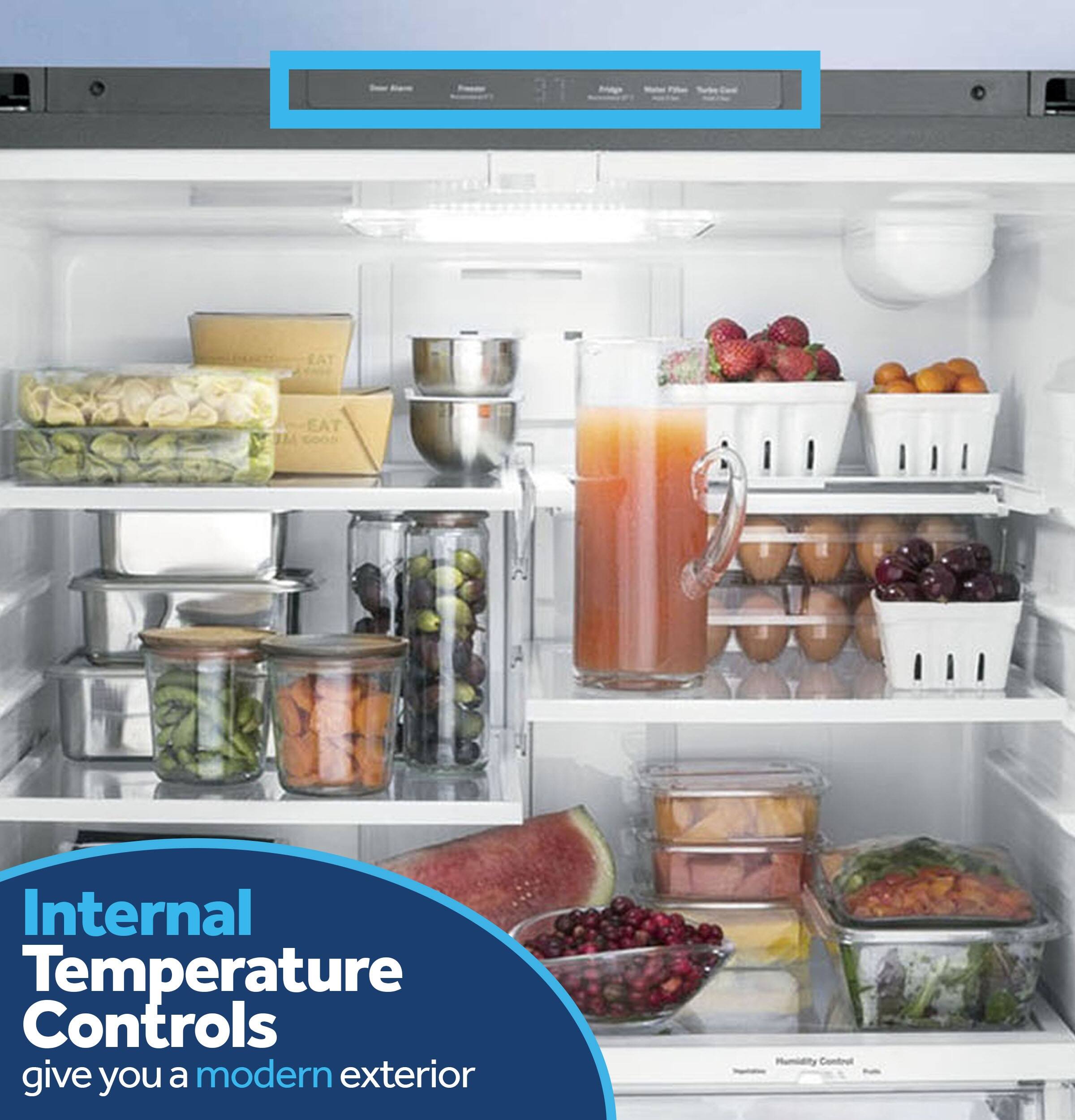 SAT  
EAT  
Internal Temperature Controls give you a modern exterior  
Humidity Control Ingreductions Fruits