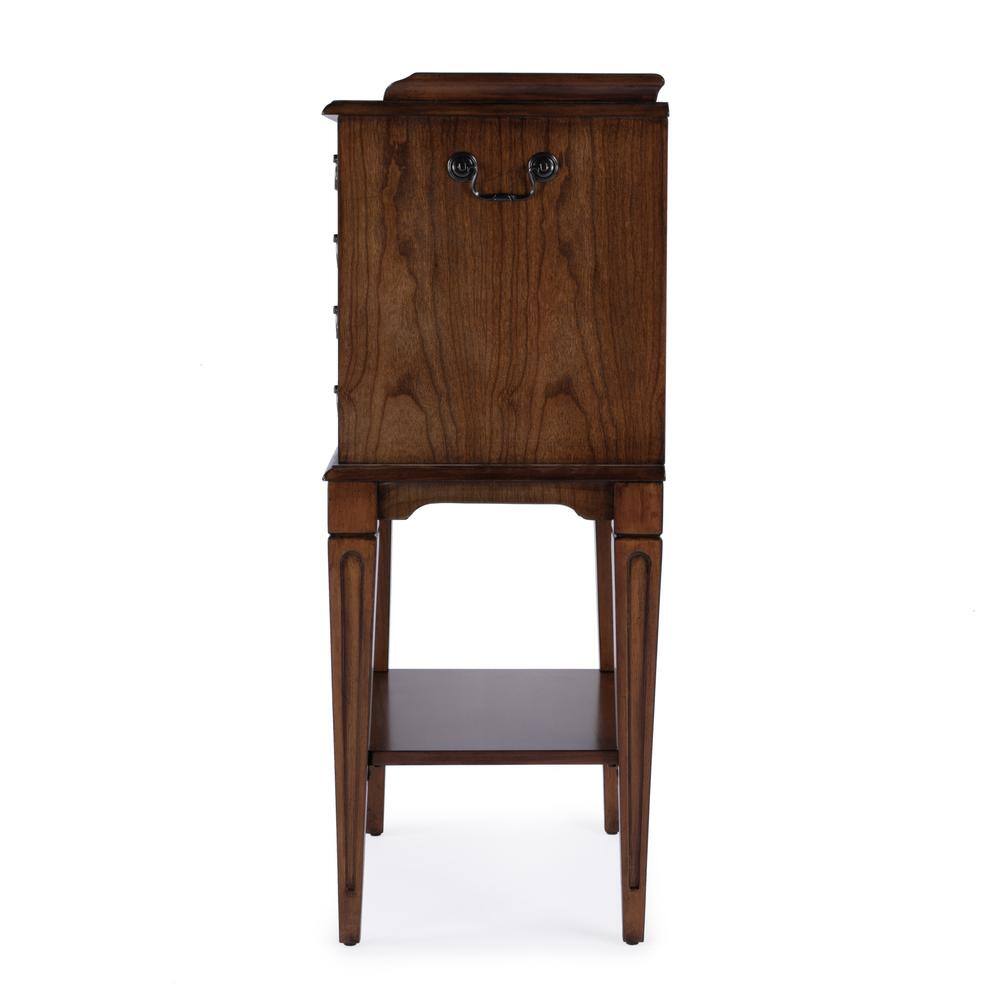 Back. Butler Specialty - Hardwick 4-Drawer Chest - Medium Brown.