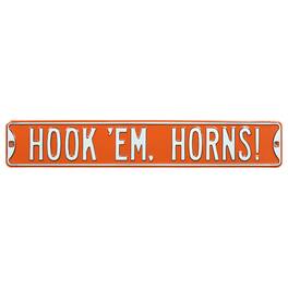 Authentic Street Signs - Texas Longhorns 6'' x 36'' Steel Street Sign - Multicolor