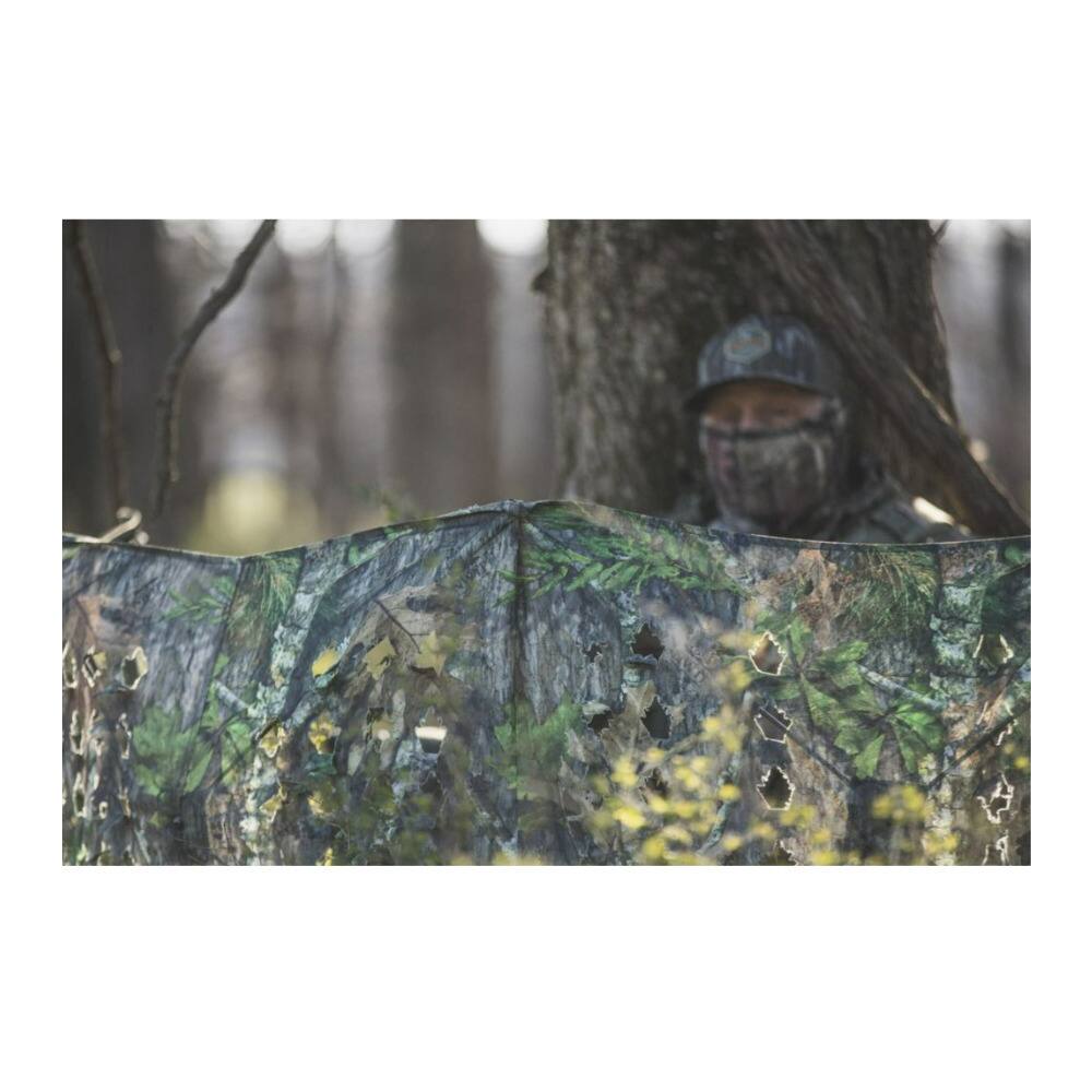 Left. Ameristep - Ameristep Hub Design Compact Mossy Oak Obsession Three Panel Throwdown Blind - Multicolor.