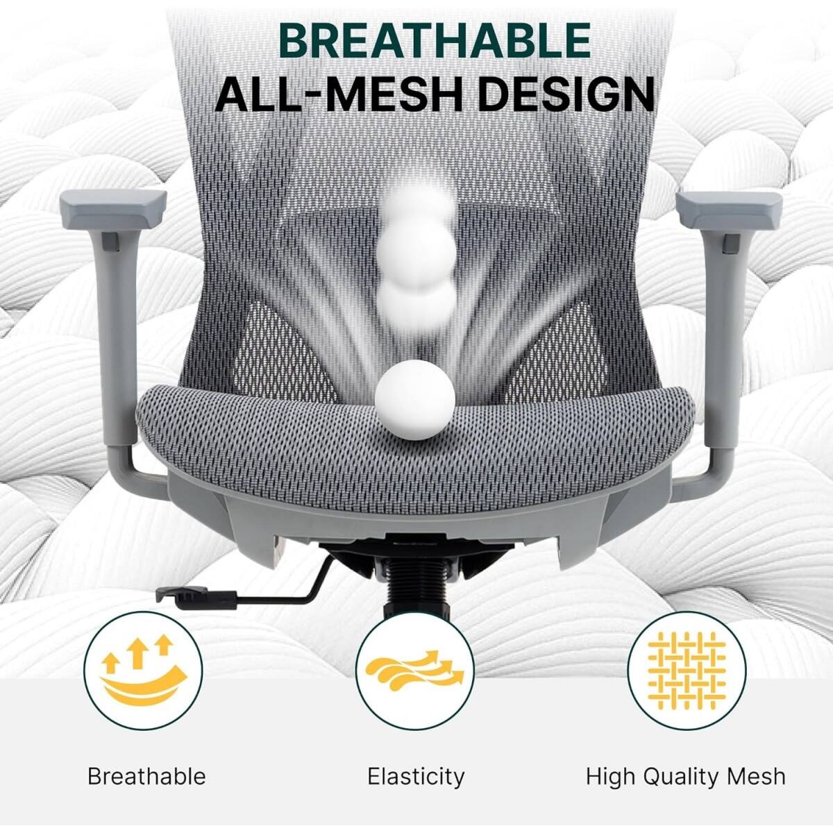 BREATHABLE ALL-MESH DESIGN

- Breathable
- Elasticity
- High Quality Mesh