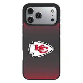 Keyscaper - NFL - Kansas City Chiefs Bump Case with 8.2ft Drop Protection - 15 - Black