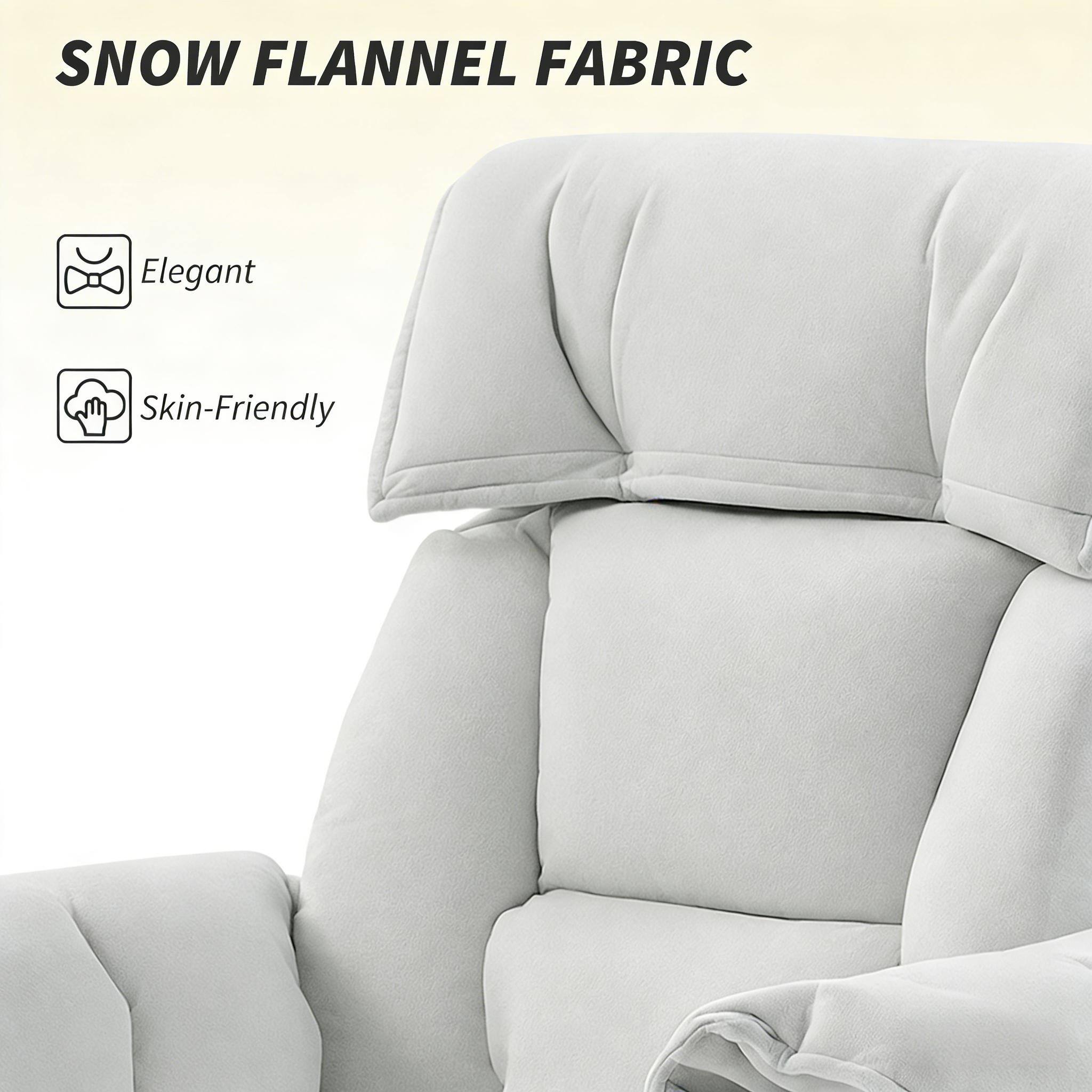SNOW FLANNEL FABRIC

- Elegant
- Skin-Friendly