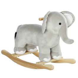 Qaba - Rocking Animal, Elephant Rocker with Realistic Sounds