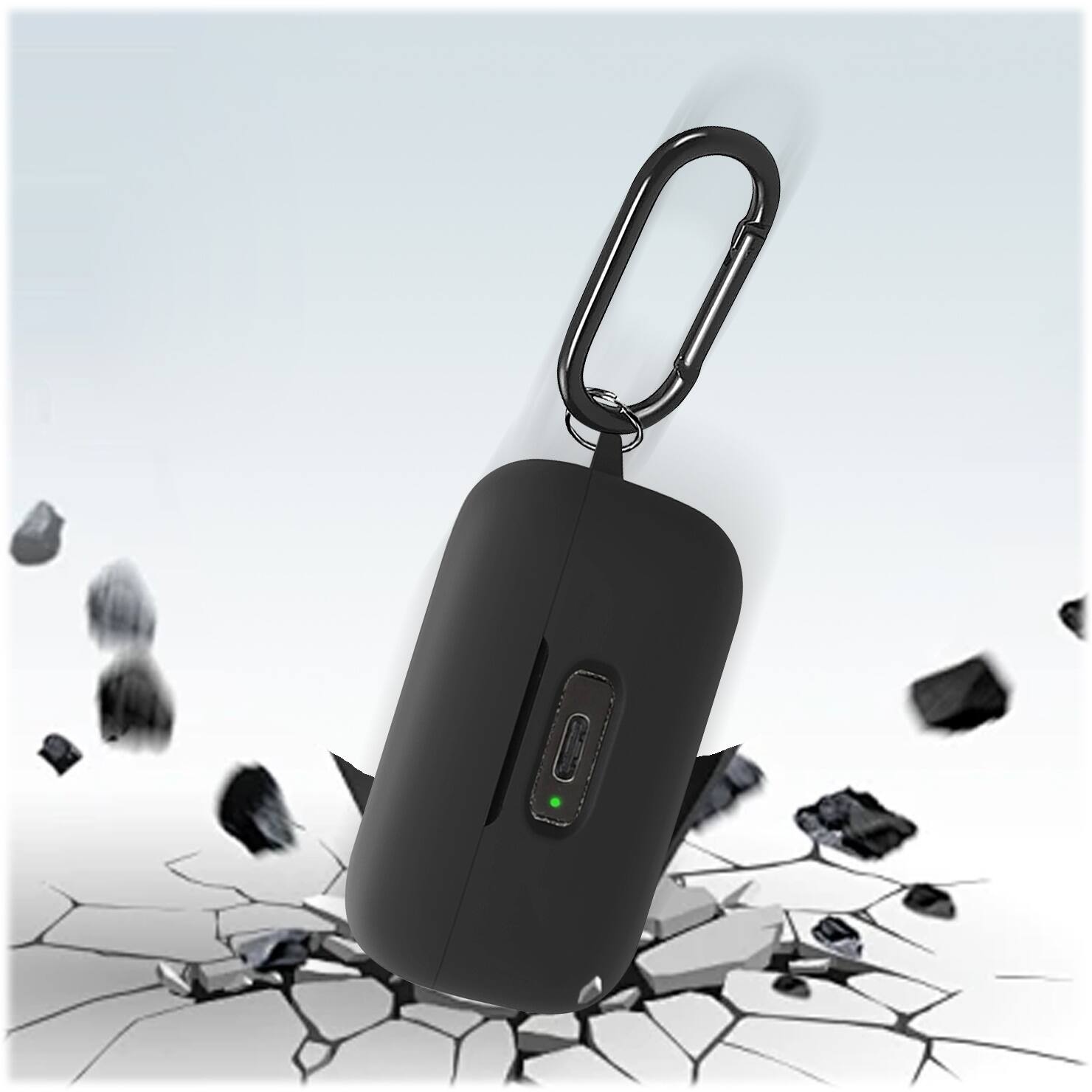 Alt View 14. SaharaCase - Venture Series Silicone Case for Sennheiser MOMENTUM True Wireless 4 Headphones - Black.