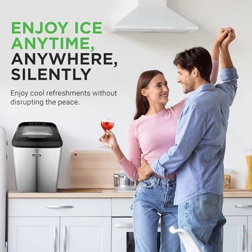 ENJOY ICE ANYTIME, ANYWHERE, SILENTLY

Enjoy cool refreshments without disrupting the peace.