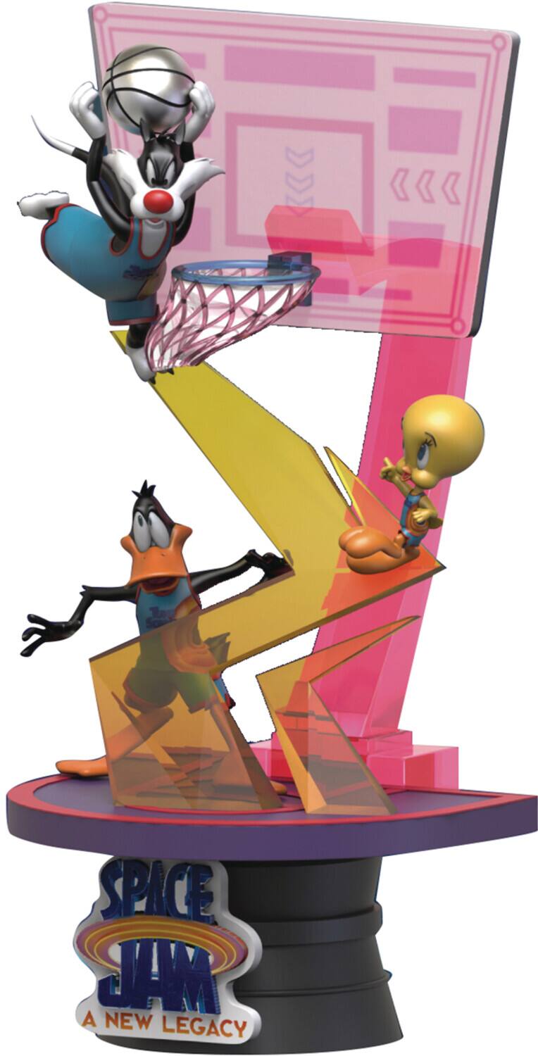 Beast Kingdom - Space Jam: A New Legacy - D-Stage - Sylvester, Tweety & Daffy 6" Statue - Collectibles