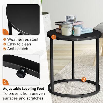 1. Weather resistant
2. Easy to clean
3. Anti-scratch

1. HOME TA YAGUOH

2. Adjustable Leveling Feet
   To prevent from uneven surfaces and scratches