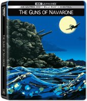 The Guns of Navarone [SteelBook] [Includes Digital Copy[ [4K Ultra HD Blu-ray/Blu-ray] [1961] - Front_Zoom