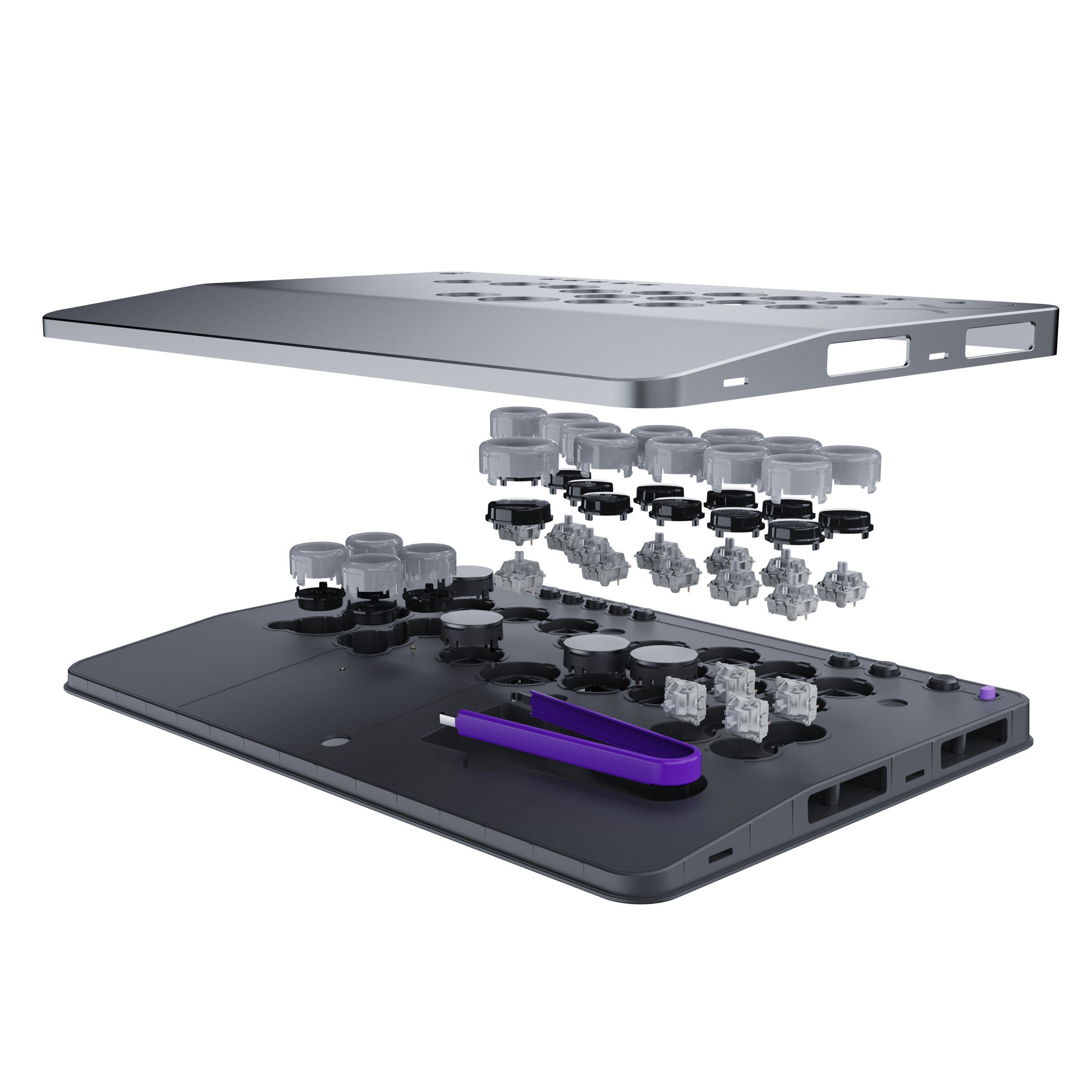 Alt View 2. Turtle Beach - Victrix™ Pro KO™ Leverless Fight Stick for Xbox - Black.