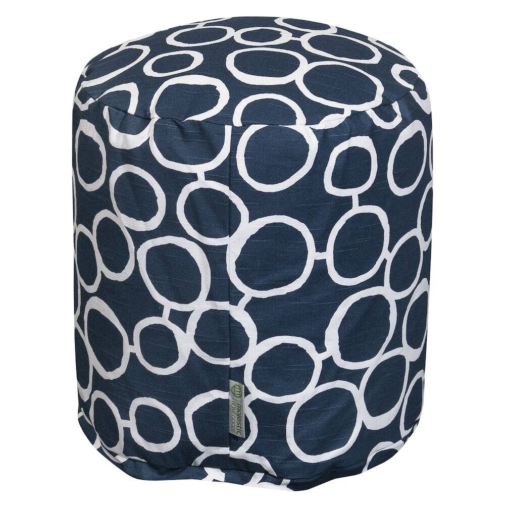 Majestic Home - Pouf Fusion Navy - Blue
