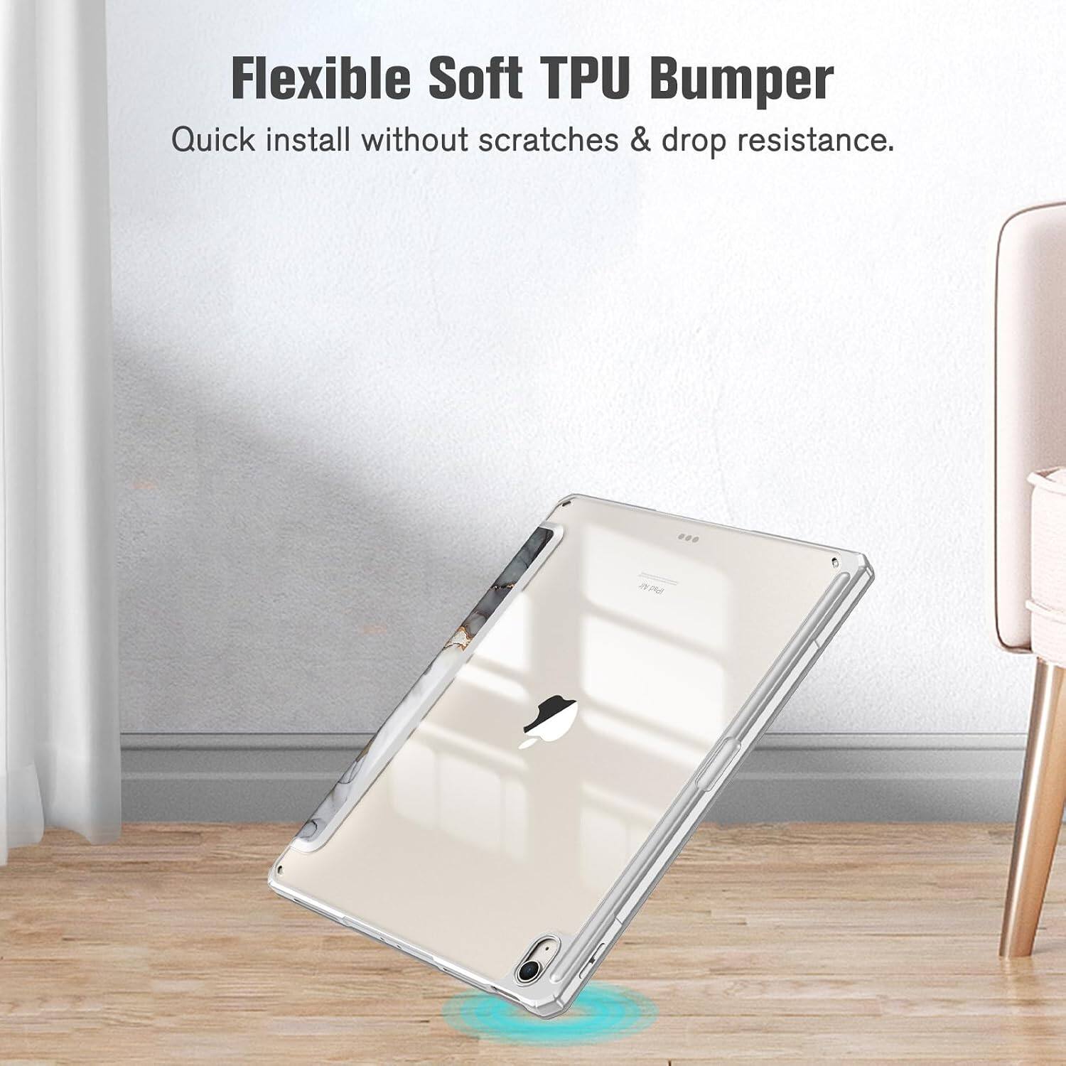 Flexible Soft TPU Bumper  
Quick install without scratches & drop resistance.