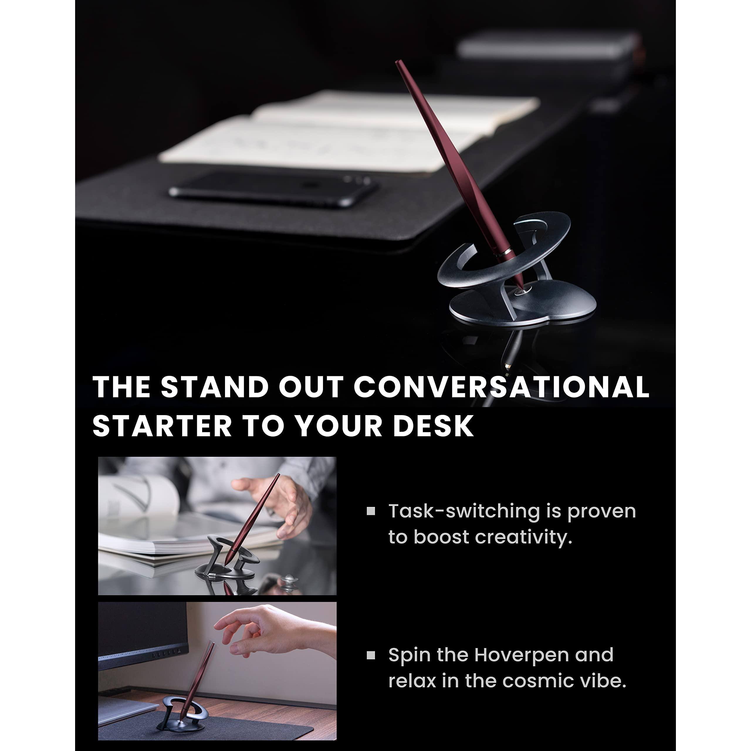 THE STAND OUT CONVERSATIONAL STARTER TO YOUR DESK

- Task-switching is proven to boost creativity.
- Spin the Hoverpen and relax in the cosmic vibe.