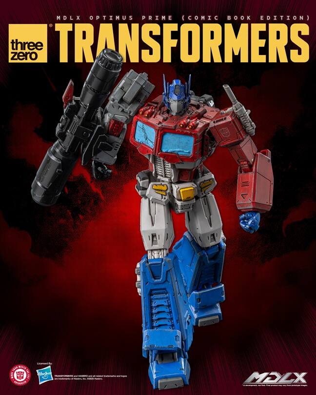 MDLX OPTIMUS PRIME (COMIC BOOK EDITION)  
three zero TRANSFORMERS  
1888 MISTE T8g WIA ET2  
(Licensed by Hasbro)  
TRANSPORTERS - NASE - - - taemarts - - -  
1 MELX