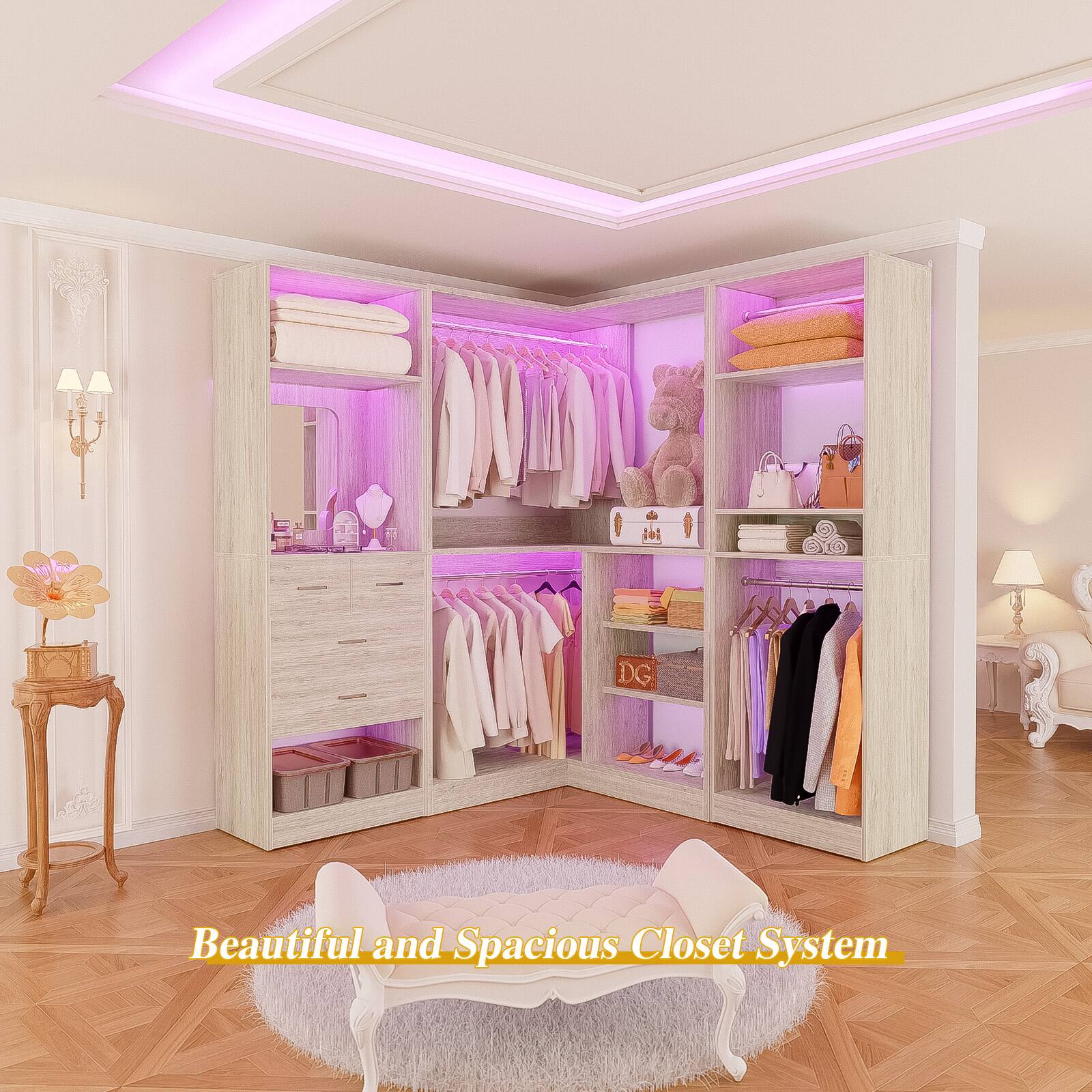 Beautiful and Spacious Closet System