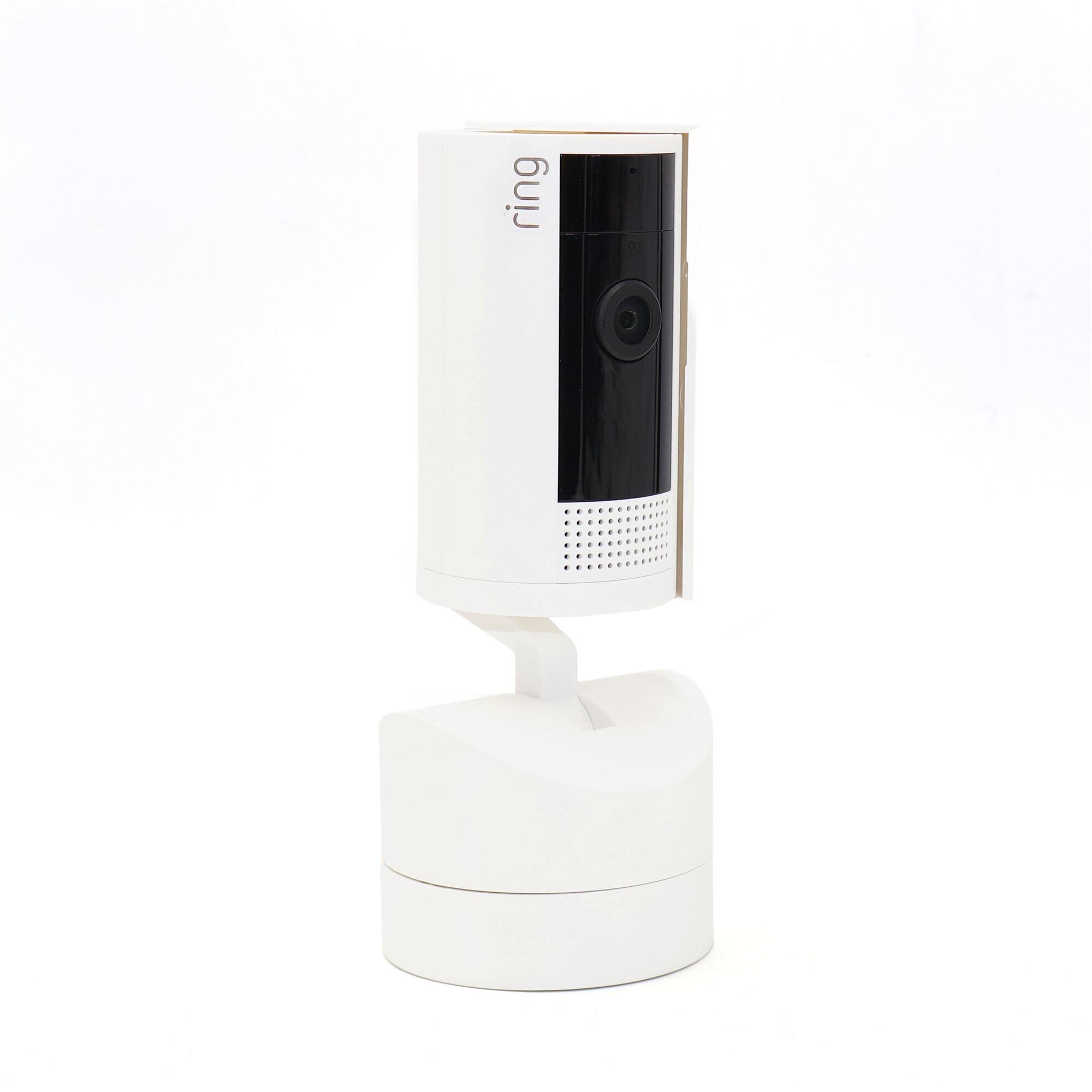 Angle. Ring - 5x Ring Pan-Tilt Indoor Security Cam with 360° Horizontal Pan Coverage - White - White.