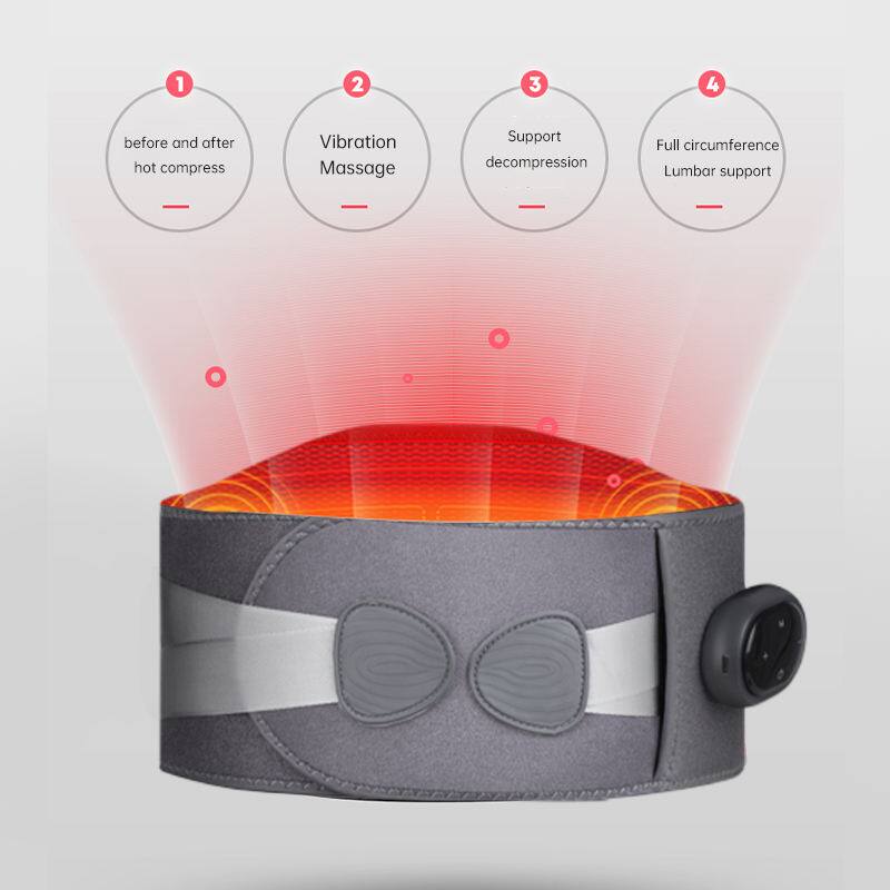1. Before and after hot compress
2. Vibration Massage
3. Support decompression
4. Full circumference Lumbar support