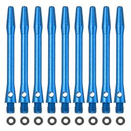 Unique Bargains - Dart Shafts for Steel Tip, Medium 2BA Thread Aluminum Shaft Set, 48mm & 31 Set - Fits Darts Training/Sharpener - Sky Blue