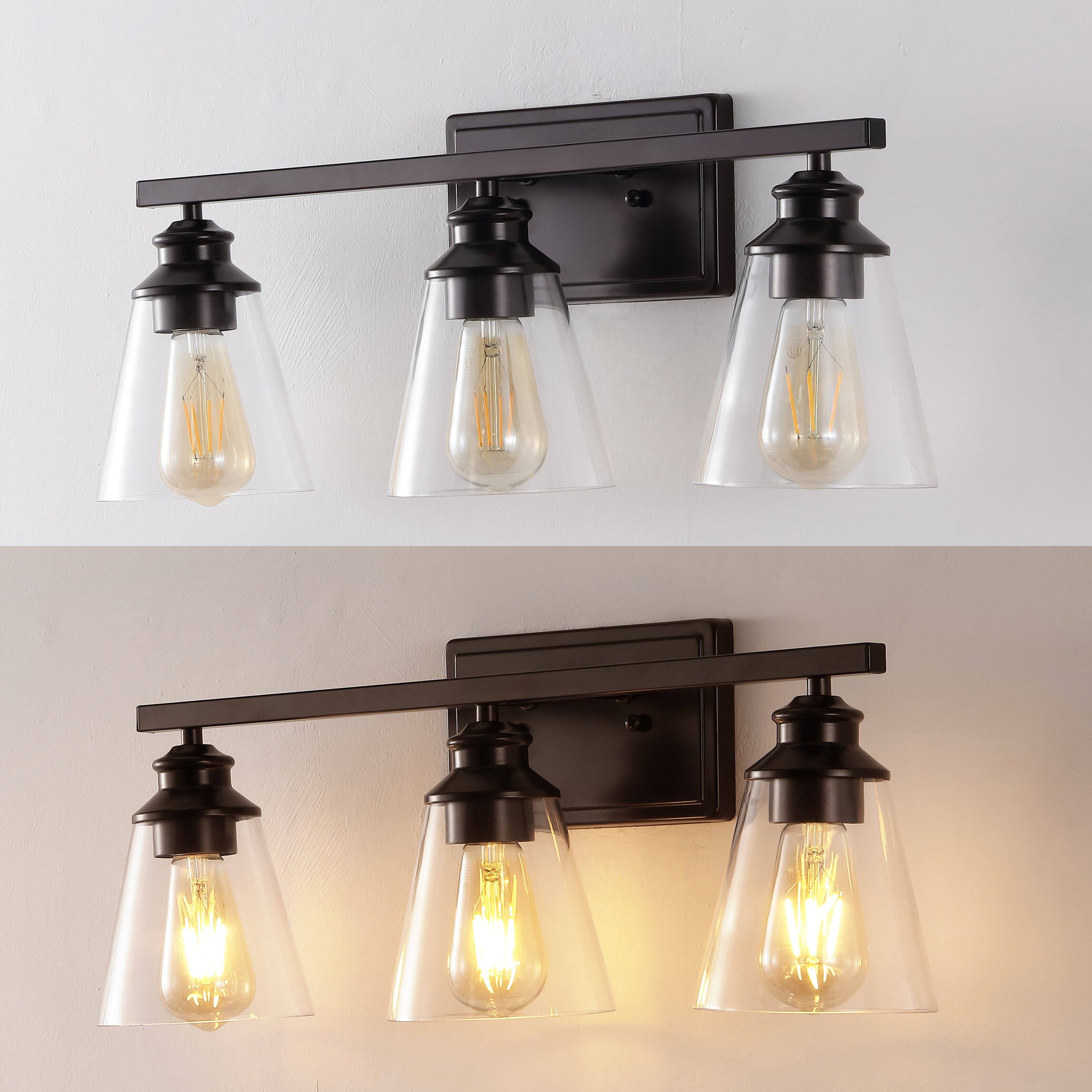 Alt View 5. Jonathan Y - Arlo 22.88" 3-Light Vintage Classic Vanity Light with Bathroom Hardware Accessory Set, Oil Rubbed Bronze (5-Piece) - Oil Rubbed Bronze.
