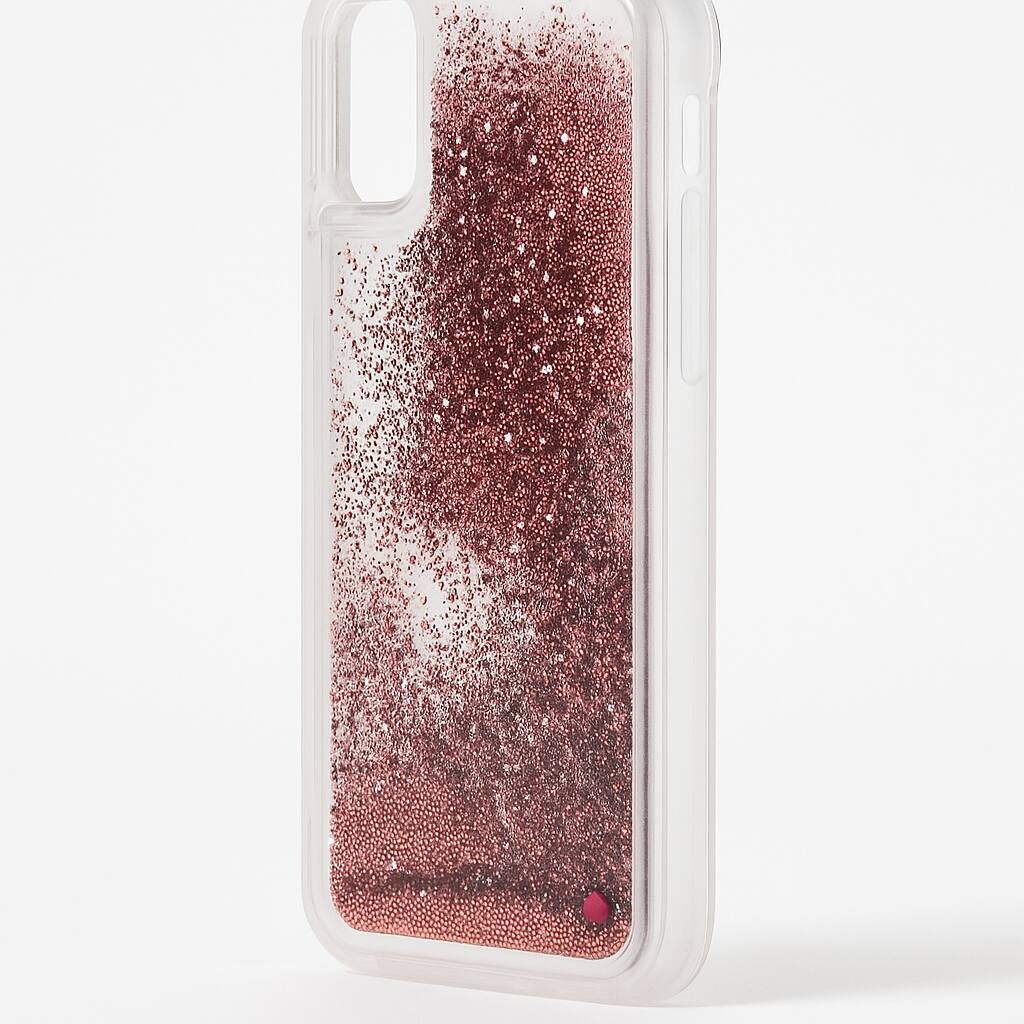 Case Mate Waterfall Liquid Case for Apple iPhone Xs / X Clear/ Glitter ...