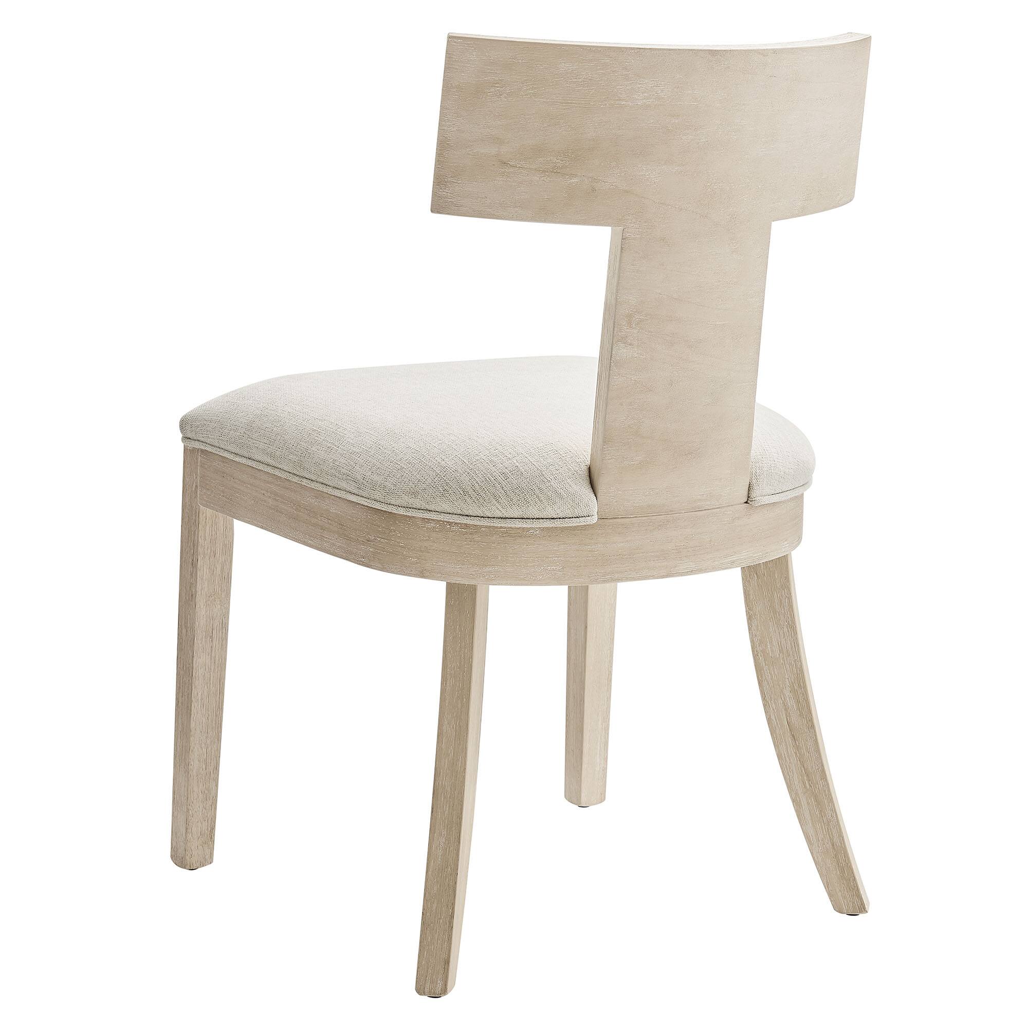 Alt View 2. Modway - Peregrine Wood and Fabric Upholstered Dining Chairs Set of 2 by Modway - White.
