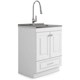 Lawrence All-in-One 28-inch Utility Sink & Cabinet