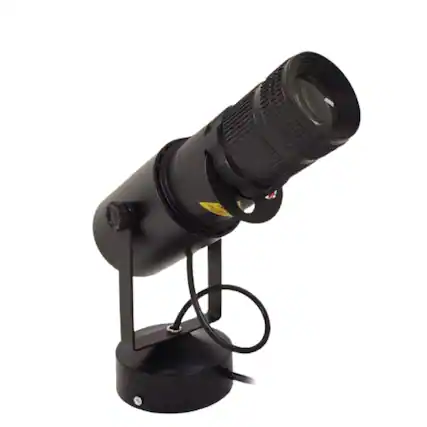 Front. Stock Preferred - 15W LED Follow-Spot Pinspot Light - Black.