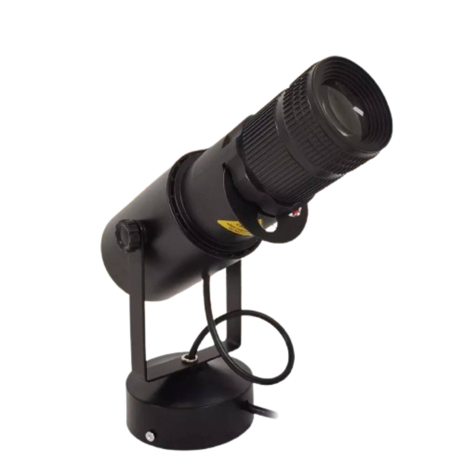 Front. Stock Preferred - 15W LED Follow-Spot Pinspot Light - Black.