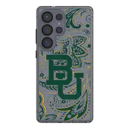 Keyscaper - NCAA - Baylor Bears Paisley Galaxy Clear Case - S23 Ultra - Multicolor